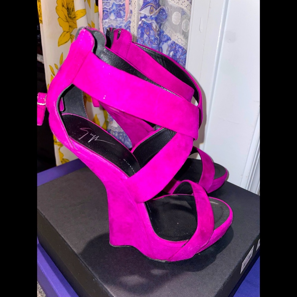 Authentic Giuseppe Zanotti Wedge Platform Sandals